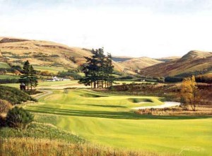 Gleneagles, PGA Centenary Course, Scotland. Graeme Baxter Print.